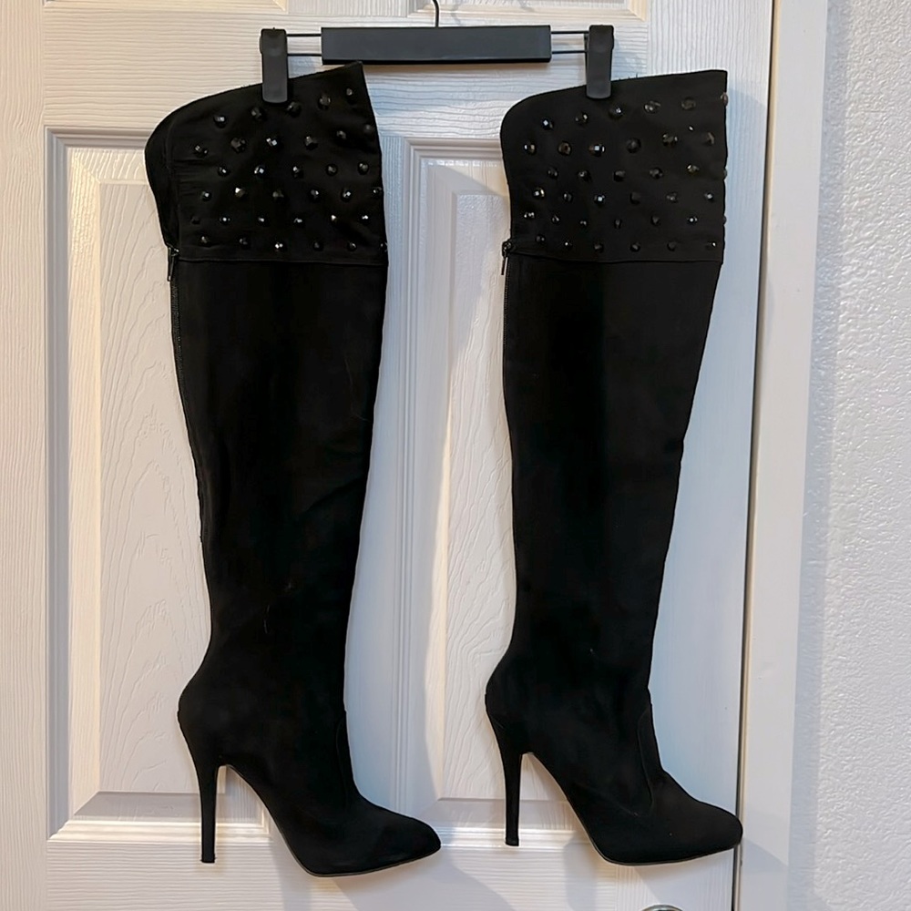 Over the knee boots.